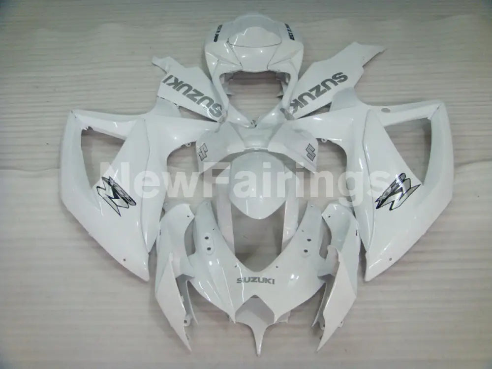 All White Factory Style - GSX-R750 08-10 Fairing Kit