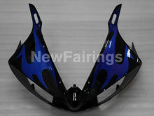 Load image into Gallery viewer, Black and Blue Factory Style - YZF-R6 03-04 Fairing Kit Vehicles &amp; Parts &gt; Vehicle Parts &amp; Accessories &gt; Motor Vehicle