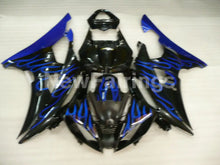 Load image into Gallery viewer, Black and Blue Flame - YZF-R6 08-16 Fairing Kit Vehicles &amp; Parts &gt; Vehicle Parts &amp; Accessories &gt; Motor Vehicle Parts &gt;