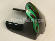 Load image into Gallery viewer, Black and Green Flame - YZF600R Thundercat 96-07 Fairing Kit Vehicles &amp; Parts &gt; Vehicle Parts &amp; Accessories &gt; Motor