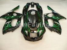 Load image into Gallery viewer, Black and Green Flame - YZF600R Thundercat 96-07 Fairing Kit Vehicles &amp; Parts &gt; Vehicle Parts &amp; Accessories &gt; Motor
