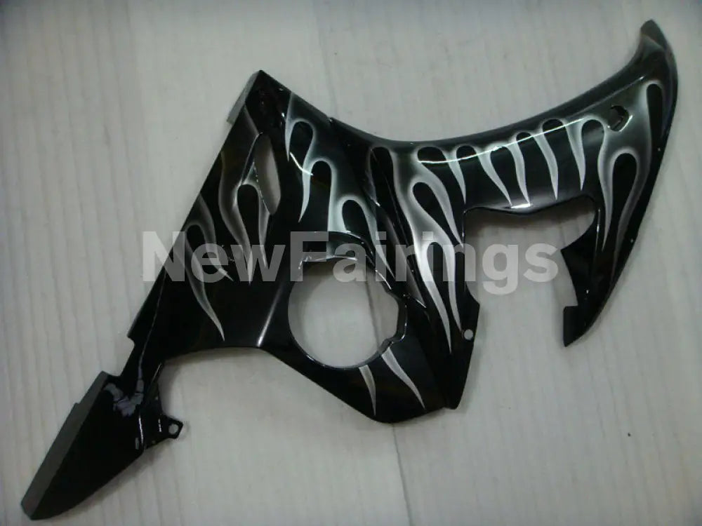 Black and Grey Flame - YZF-R6 03-04 Fairing Kit Vehicles & Parts > Vehicle Parts & Accessories > Motor Vehicle Parts >