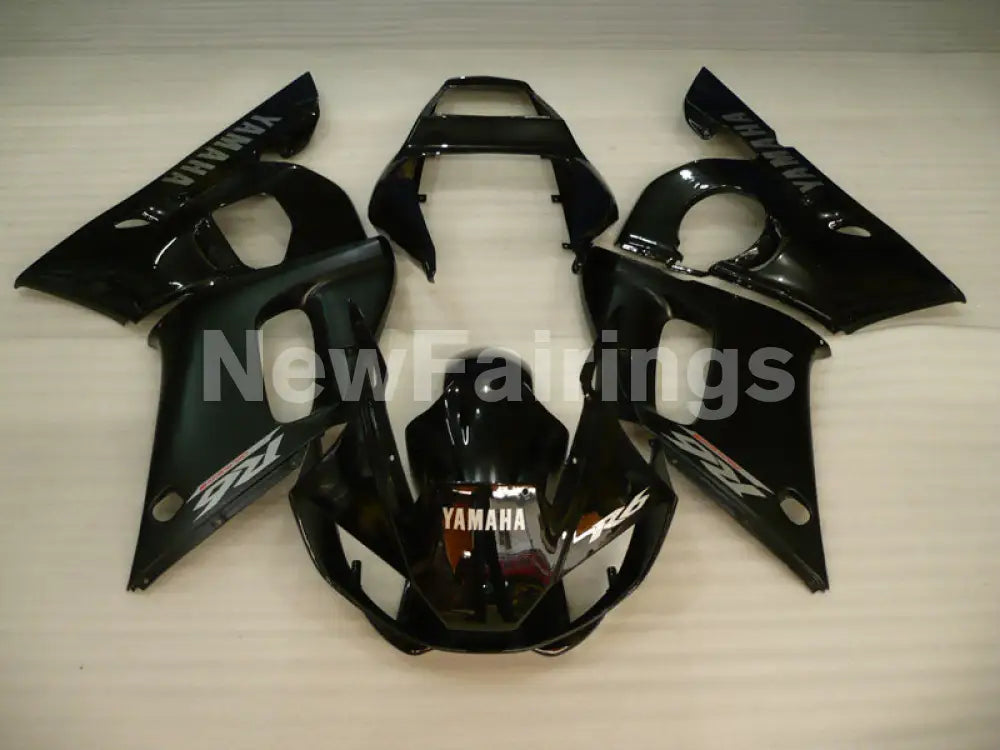 Black and Matte Black Factory Style - YZF-R6 98-02 Fairing Kit Vehicles & Parts > Vehicle Parts & Accessories > Motor