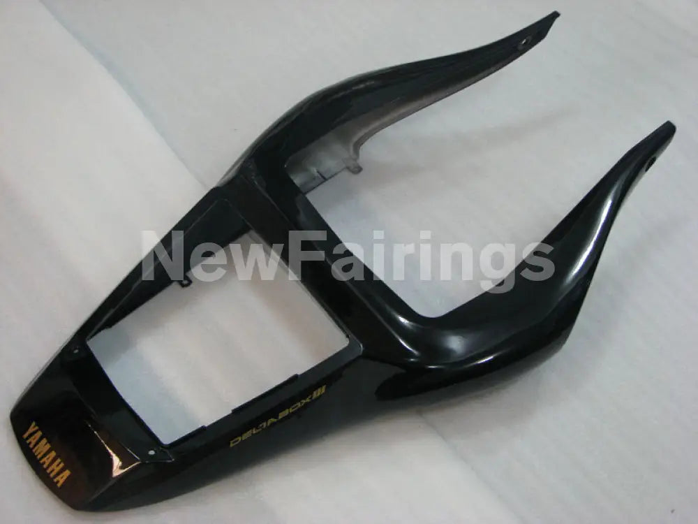 Black and Matte Black with Gold Decals Factory Style - YZF-R6 98-02 Fairing Kit Vehicles & Parts > Vehicle Parts &