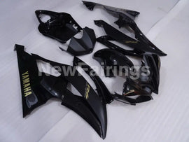 Black and Matte Black with Golden Stickers Factory Style - YZF-R6 08-16 Fairing Kit Vehicles & Parts > Vehicle Parts &