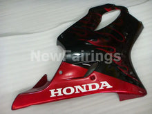 Charger l&#39;image dans la galerie, Black and Red Flame - CBR600 F4i 01-03 Fairing Kit -