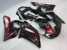 Load image into Gallery viewer, Black and Red Flame - YZF-R6 98-02 Fairing Kit Vehicles &amp; Parts &gt; Vehicle Parts &amp; Accessories &gt; Motor Vehicle Parts &gt;