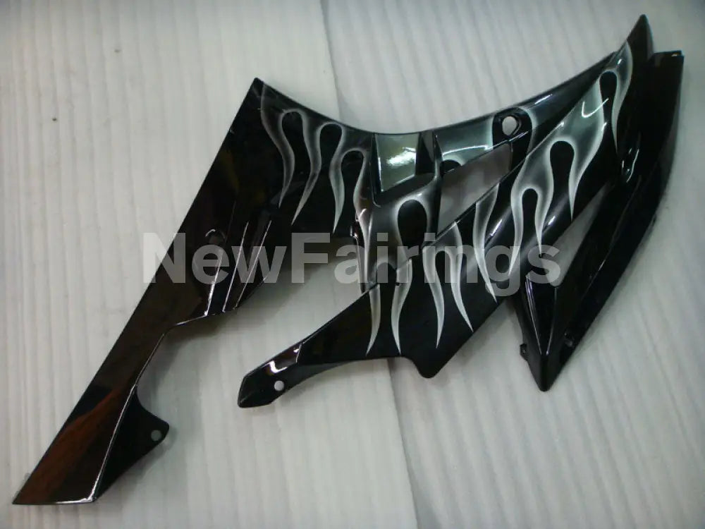 Black and Silver Flame- YZF-R6 06-07 Fairing Kit Vehicles & Parts > Vehicle Parts & Accessories > Motor Vehicle Parts >