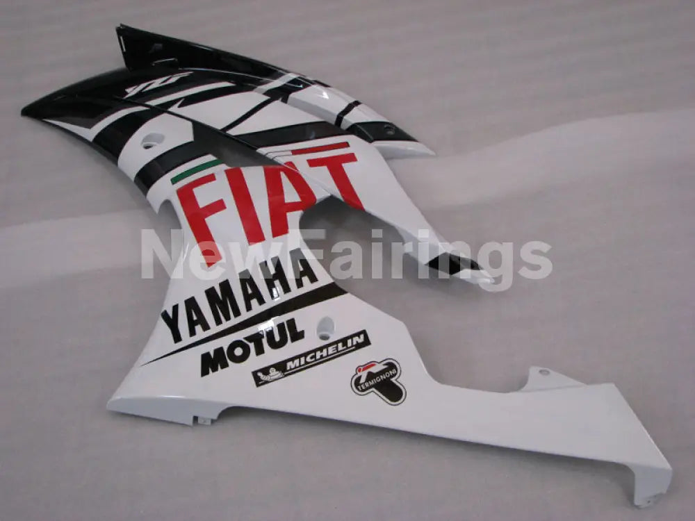 Black and White FIAT - YZF-R6 08-16 Fairing Kit Vehicles & Parts > Vehicle Parts & Accessories > Motor Vehicle Parts >