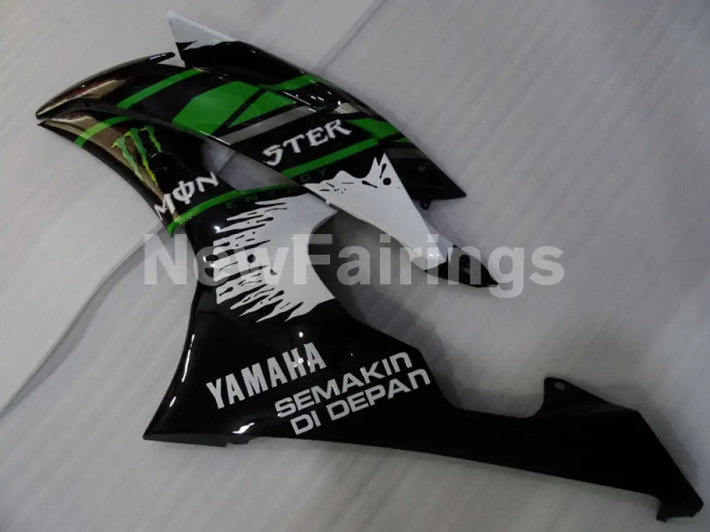 Black and White Green Monster - YZF-R6 08-16 Fairing Kit Vehicles & Parts > Vehicle Parts & Accessories > Motor Vehicle
