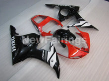Load image into Gallery viewer, Black and White Red Factory Style - YZF-R6 03-04 Fairing Kit Vehicles &amp; Parts &gt; Vehicle Parts &amp; Accessories &gt; Motor