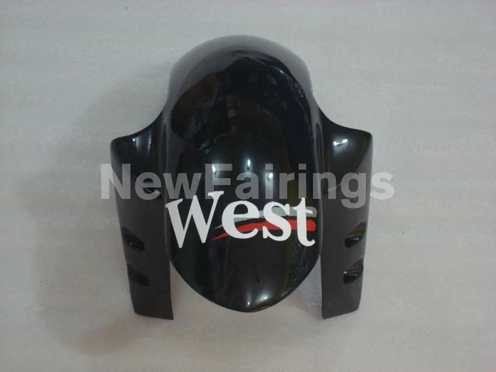 Black and White West - YZF-R6 03-04 Fairing Kit Vehicles & Parts > Vehicle Parts & Accessories > Motor Vehicle Parts >