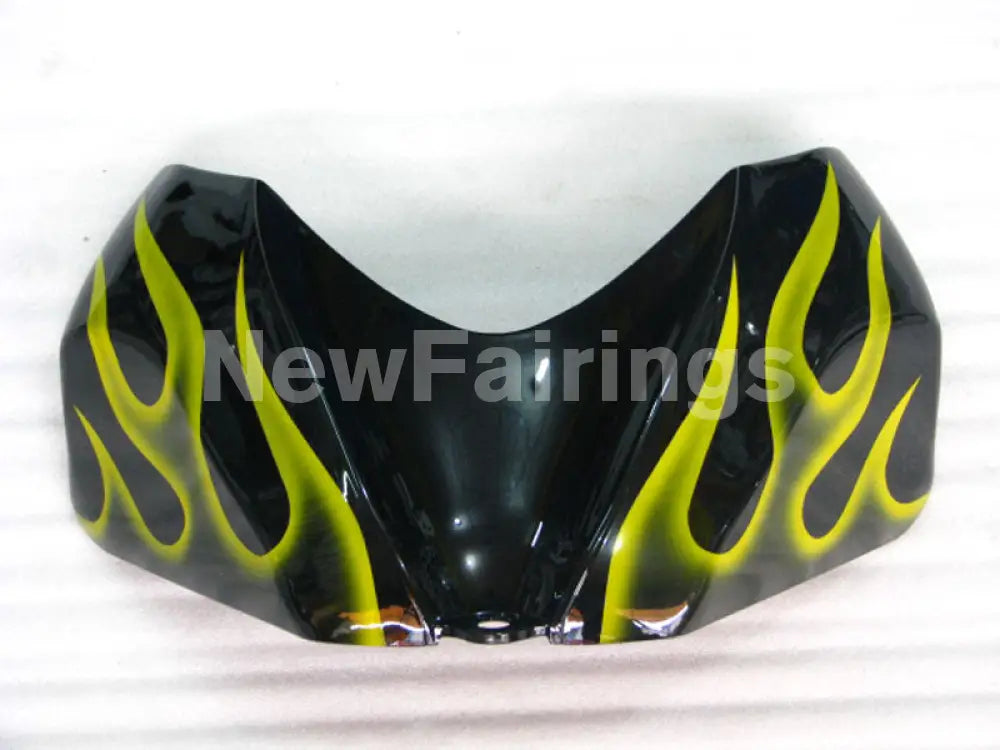 Black and Yellow Flame - GSX-R600 06-07 Fairing Kit -