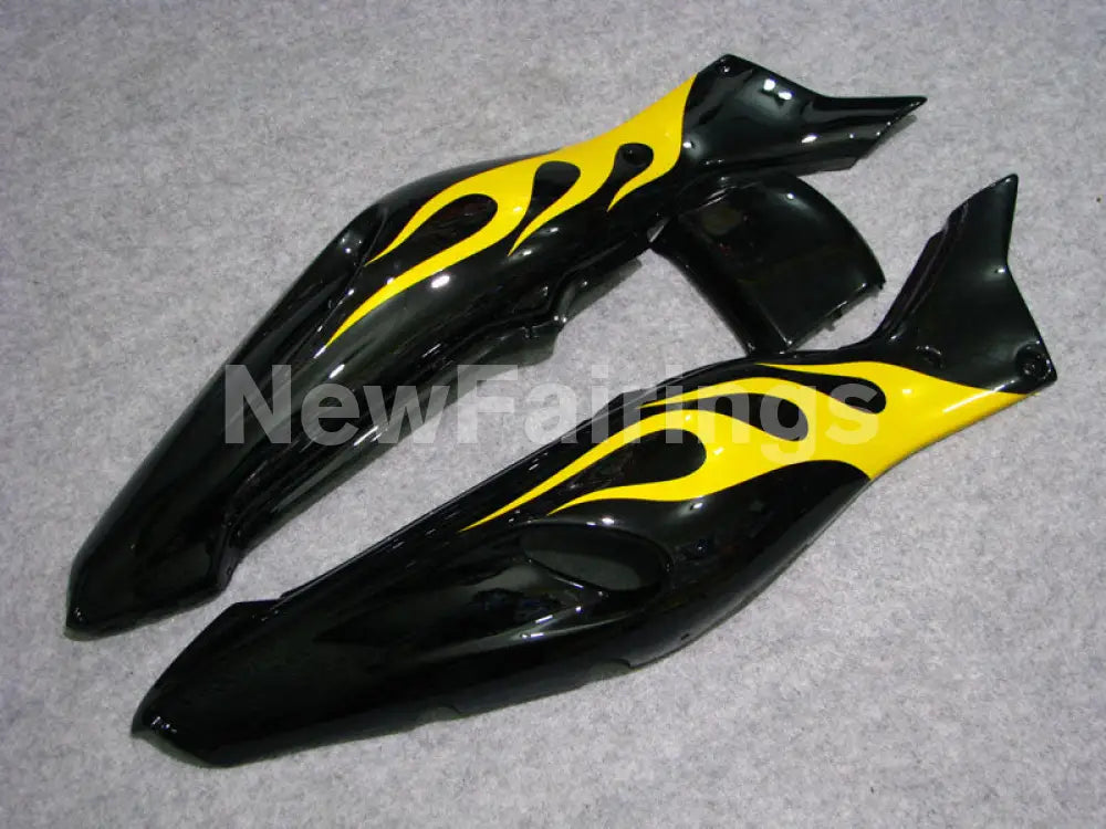 Black and Yellow Flame - YZF1000R Thunderace 96-05 Fairing Kit Vehicles & Parts > Vehicle Parts & Accessories > Motor