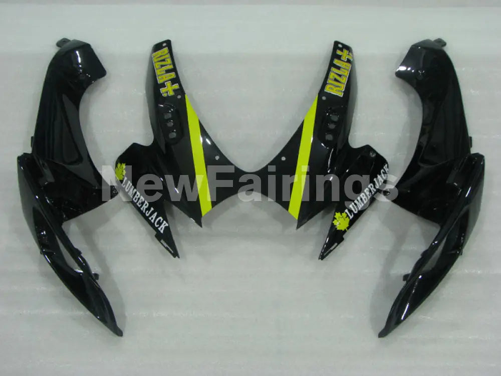 Black and Yellow Rizla - GSX-R750 06-07 Fairing Kit
