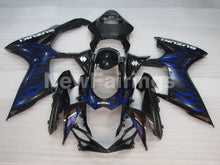 Charger l'image dans la galerie, Black and Blue Flame - GSX-R600 11-24 Fairing Kit