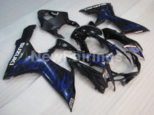 Charger l'image dans la galerie, Black and Blue Flame - GSX-R600 11-24 Fairing Kit