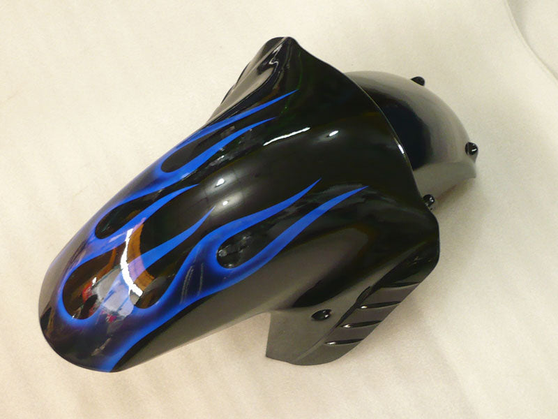 Black and Blue Flame - NINJA ZX-14R 06-11 Fairing Kit