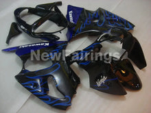 Load image into Gallery viewer, Black and Blue Flame NINJA ZX 6R 00 02 Fairing Kit Vehicles