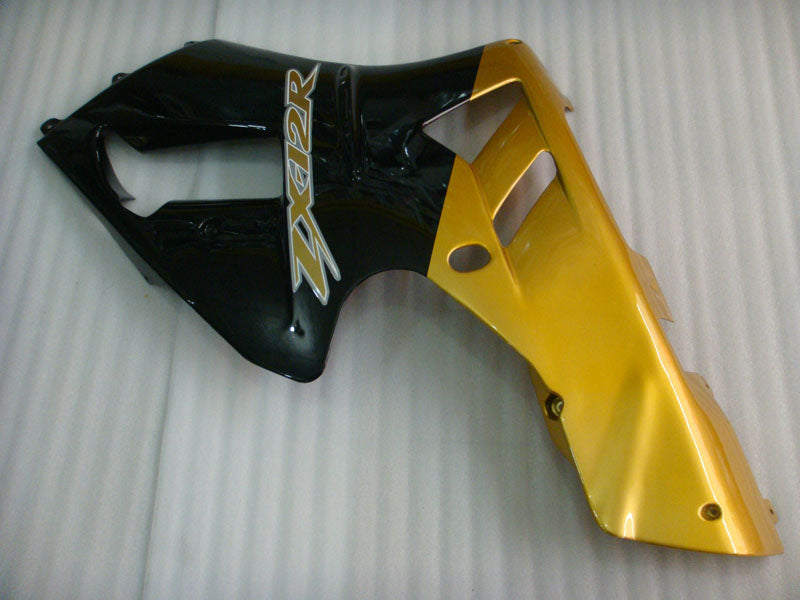 Black and Golden Factory Style - NINJA ZX-12R 02-04 Fairing Kit