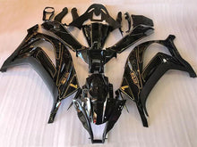 Load image into Gallery viewer, Black with Golden Stickers Factory Style - NINJA ZX-10R 16-20 Fairing Kit