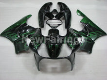 Charger l'image dans la galerie, Black and Green Flame - CBR 919 RR 98-99 Fairing Kit -