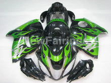 Charger l'image dans la galerie, Black and Green Flame - GSX1300R Hayabusa 08-20 Fairing Kit