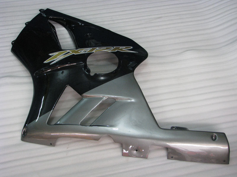 Black and Grey Factory Style - NINJA ZX-12R 02-04 Fairing Kit