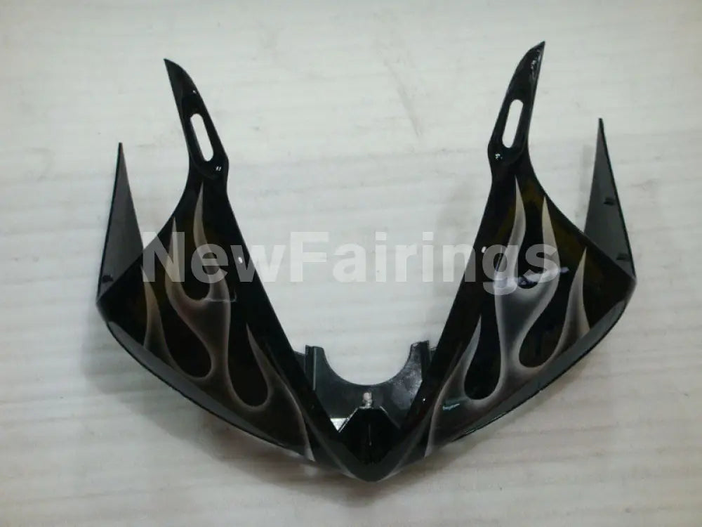 Black and Grey Flame - YZF-R6 03-04 Fairing Kit Vehicles & Parts > Vehicle Parts & Accessories > Motor Vehicle Parts >