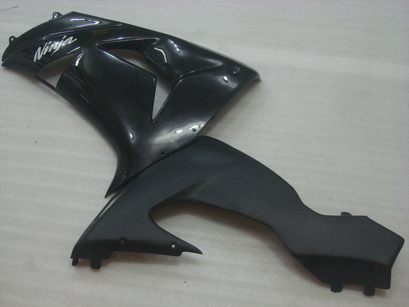 Black and Matte Black Factory Style - NINJA ZX-10R 06-07 Fairing Kit