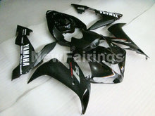 Charger l'image dans la galerie, Black Matte Black white stickers Factory Style - YZF-R1