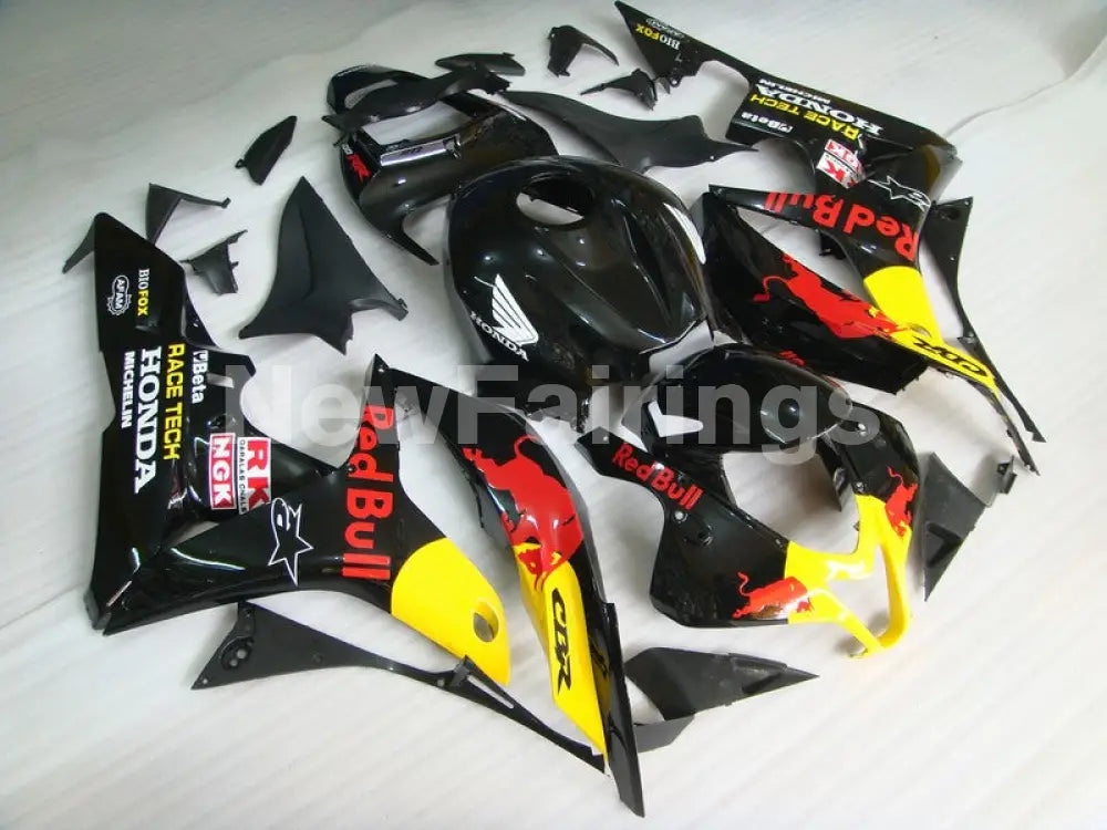Black Red Bull - CBR600RR 07-08 Fairing Kit