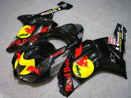 Black Red Bull - NINJA ZX-6R 07-08 Fairing Kit - Vehicles &