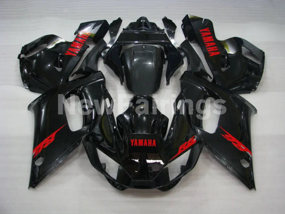 Black with Red Decals Factory Style - YZF-R6 98-02 Fairing Kit Vehicles & Parts > Vehicle Parts & Accessories > Motor