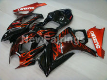 Charger l'image dans la galerie, Black and Red Flame - GSX - R1000 07 - 08 Fairing Kit
