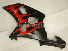 Charger l&#39;image dans la galerie, Black and Red Flame - GSX-R600 01-03 Fairing Kit - Vehicles