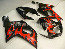 Charger l&#39;image dans la galerie, Black and Red Flame - GSX-R600 01-03 Fairing Kit - Vehicles