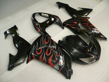 Load image into Gallery viewer, Black and Red Flame - NINJA ZX-10R 06-07 Fairing Kit