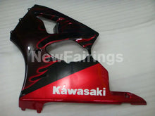 Charger l&#39;image dans la galerie, Black and Red Flame NINJA ZX 6R 00 02 Fairing Kit Vehicles