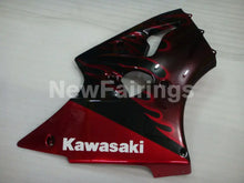 Charger l&#39;image dans la galerie, Black and Red Flame NINJA ZX 6R 00 02 Fairing Kit Vehicles