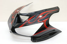 Charger l'image dans la galerie, Black and Red Flame - NINJA ZX-6R 05-06 Fairing Kit