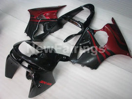Black and Red Flame - NINJA ZX-6R 98-99 Fairing Kit Vehicles & Parts > Vehicle Parts & Accessories > Motor Vehicle