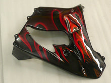 Charger l'image dans la galerie, Black and Red Flame - NINJA ZX-9R 98-99 Fairing Kit