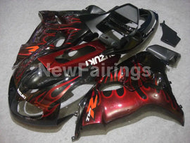 Black and Red Flame - TL1000R 98-03 Fairing Kit - Vehicles