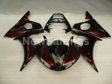 Charger l'image dans la galerie, Black and Red Flame Without Decals - YZF-R6 03-04 Fairing Kit Vehicles &amp; Parts > Vehicle Parts &amp; Accessories > Motor