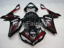Load image into Gallery viewer, Black Red Flame - YZF-R1 07-08 Fairing Kit - Vehicles &amp;