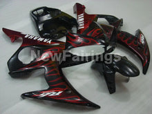 Charger l'image dans la galerie, Black and Red Flame - YZF-R6 03-04 Fairing Kit Vehicles &amp; Parts > Vehicle Parts &amp; Accessories > Motor Vehicle Parts >