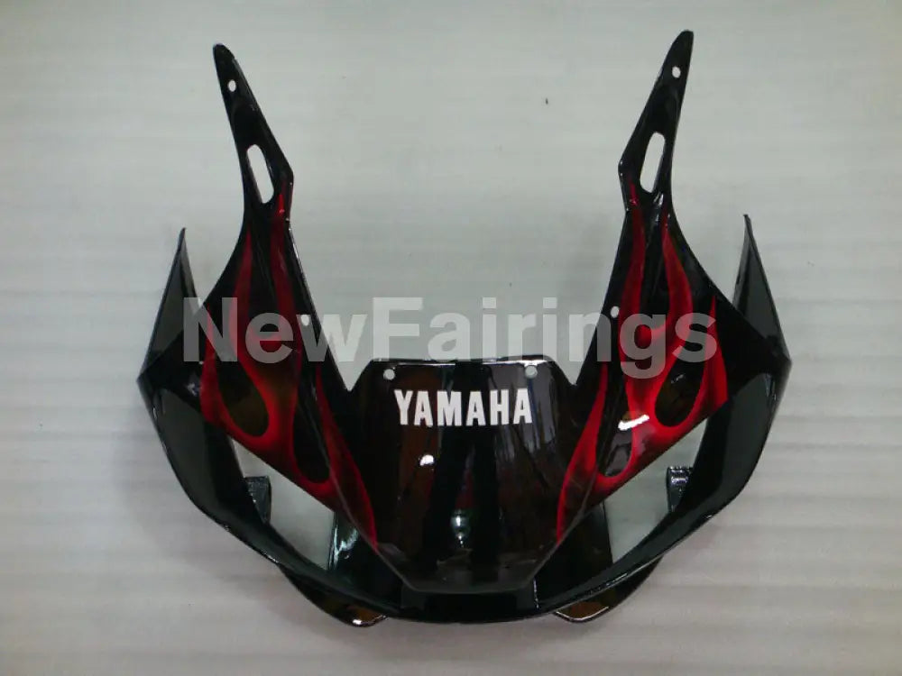 Black Red Flame - YZF-R6 98-02 Fairing Kit Vehicles & Parts > Vehicle Parts & Accessories > Motor Vehicle Parts > Motor