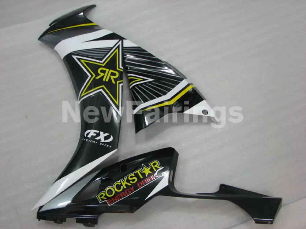 Black and Red ROCKSTAR - CBR1000RR 12-16 Fairing Kit -