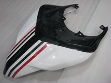 Load image into Gallery viewer, Black and White Factory Style - Ducati 848/1098/1198 07-11 Fairing Kit (Single Passenger Seat)